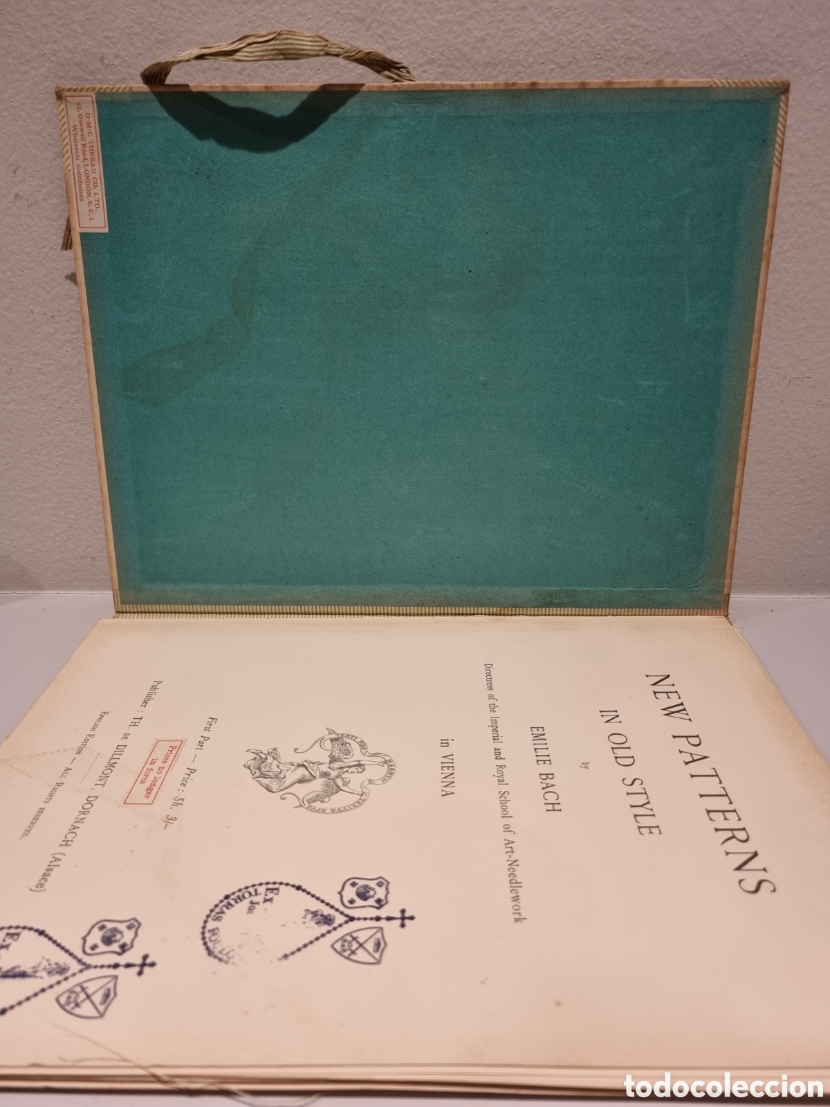 Libros antiguos: New patterns in old style by Emilie Bach. First Part. - Foto 3