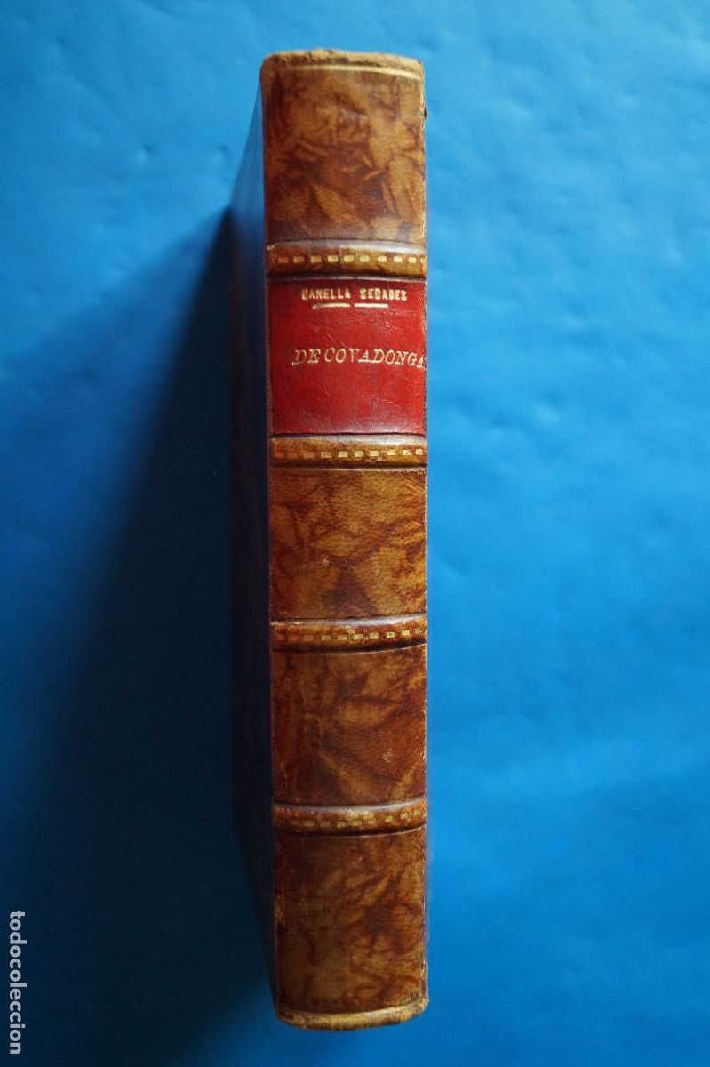 Libros antiguos: DE COVADONGA. FERMIN CANELLA Y SECADES. 1918