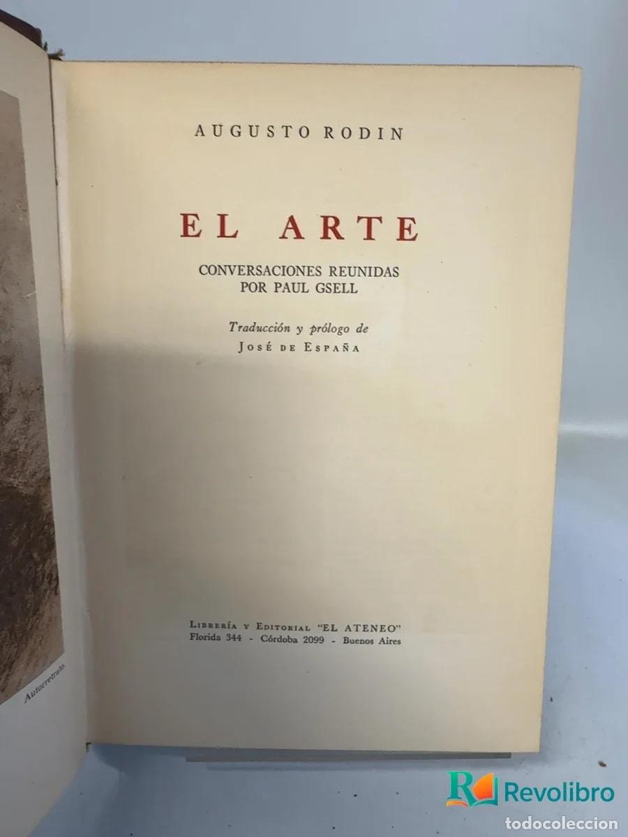 Libros antiguos: El arte - Augusto Rodin