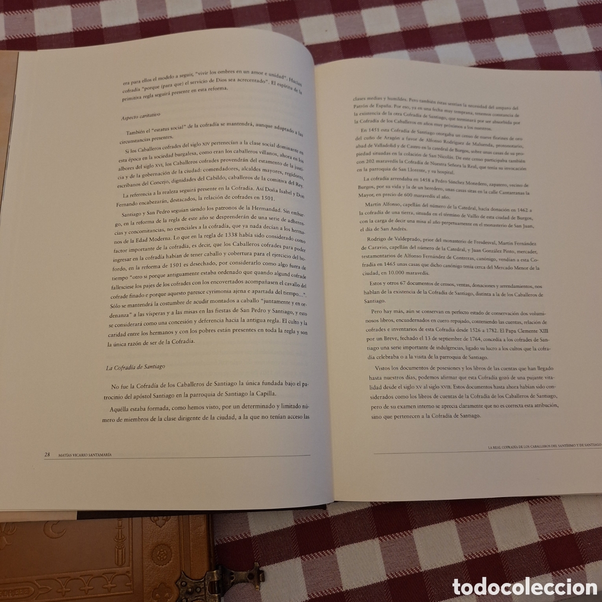Libros antiguos: facs&iacute;mil del Libro de la Real Cofrad&iacute;a de los Caballeros del Sant&iacute;simo y de Santiago - Foto 10
