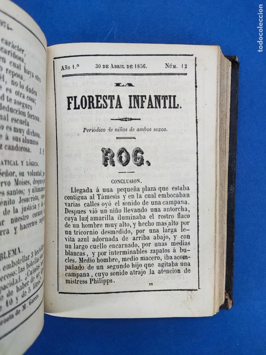 Libros antiguos: LA FLORESTA INFANTIL / 1855. VARIOS NUMEROS - Foto 5