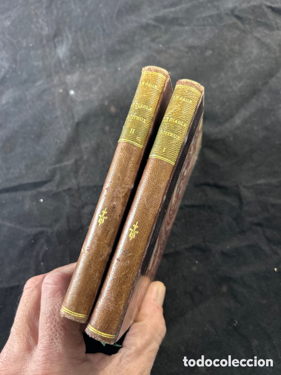 Libros antiguos: LE DIABLE BOITEUX PAR LE SAGE 1830 - Foto 3