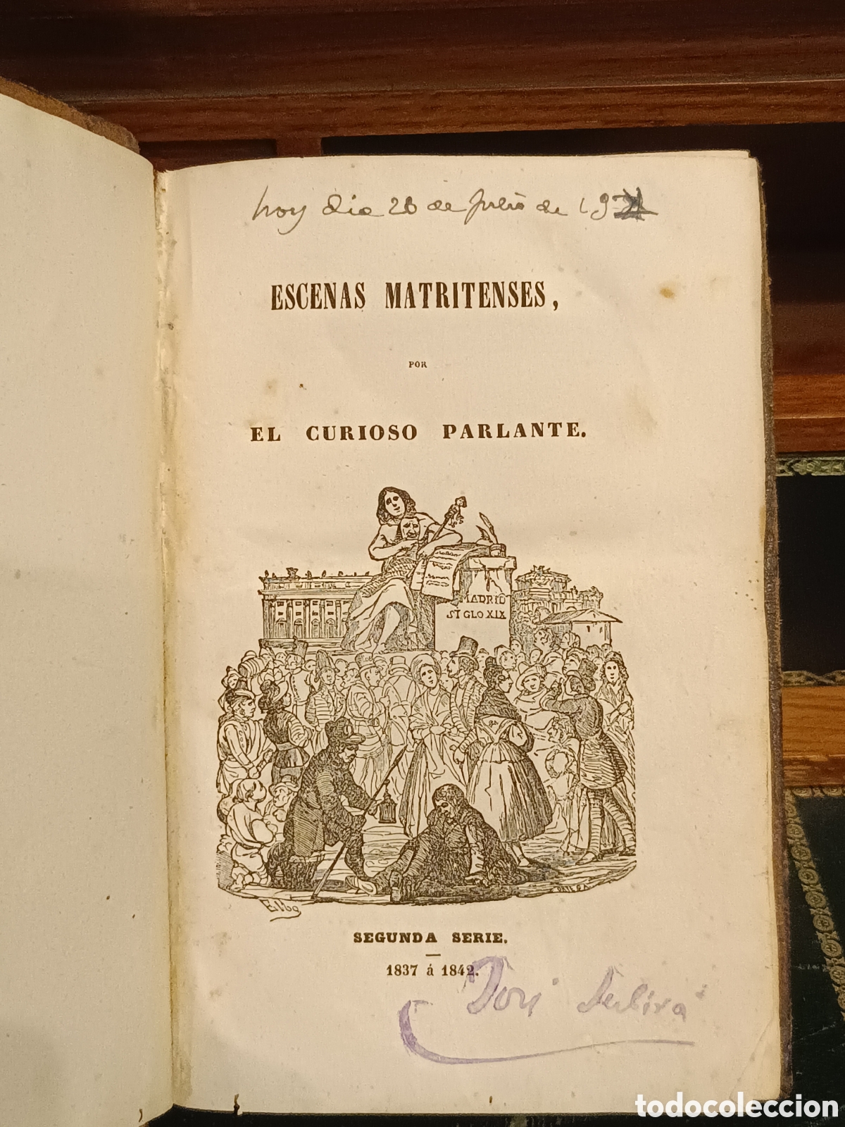 Libros antiguos: MESONERO ROMANOS. ESCENAS MATRITENSES. 1842. GRABADOS. PIEL DE &Eacute;POCA. TOMO III.