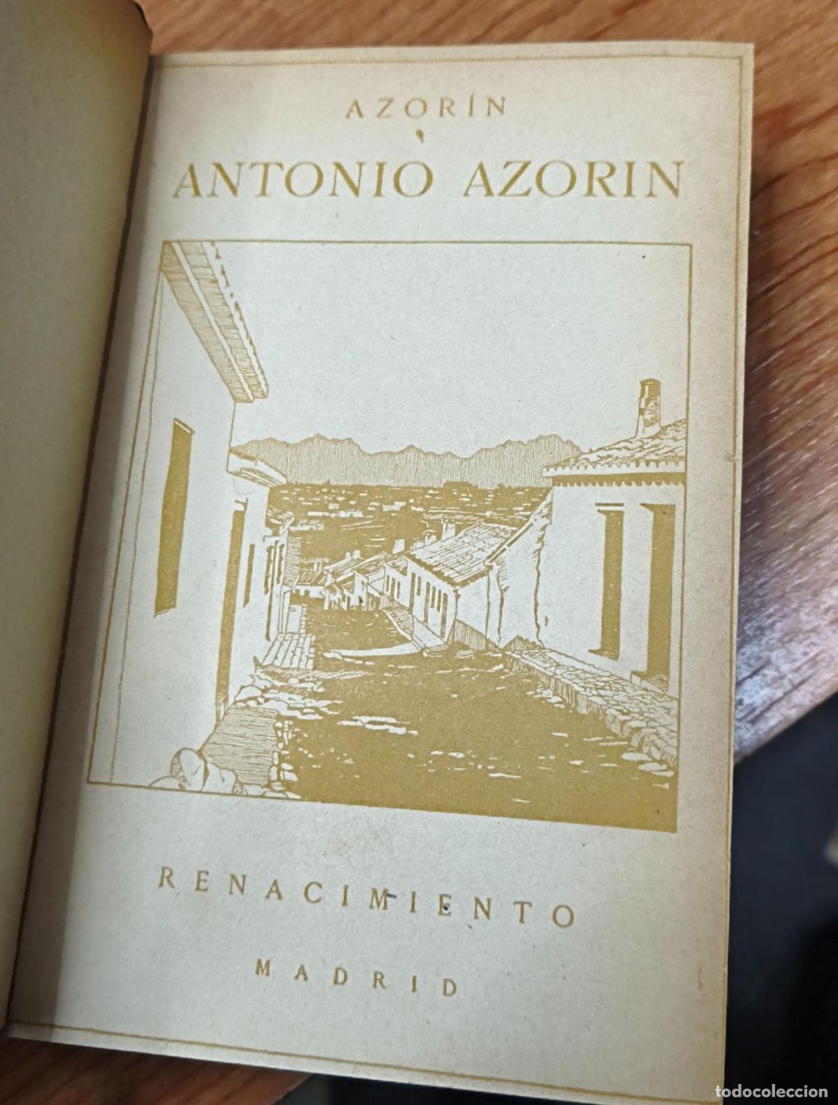 Libros antiguos: Antonio Azor&iacute;n - Azor&iacute;n - Renacimiento - Foto 4