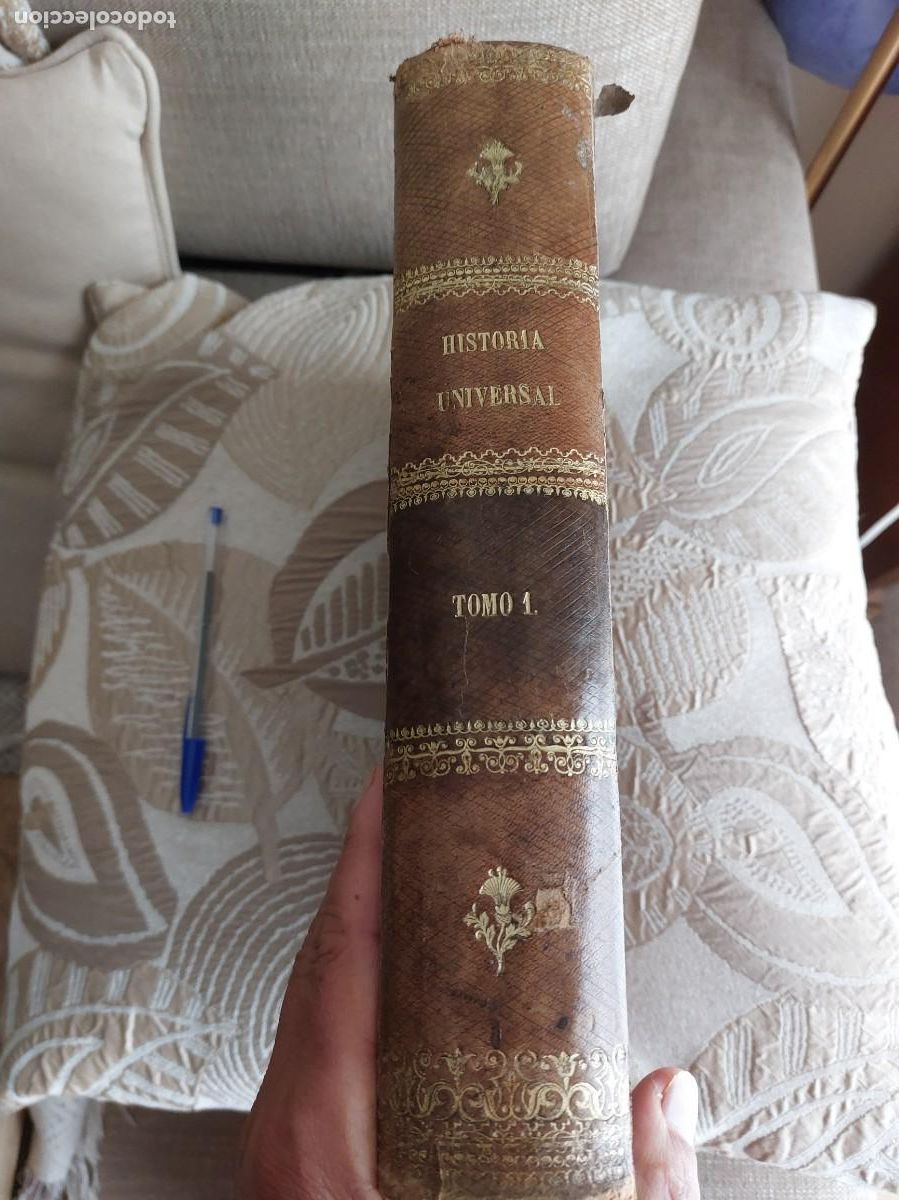 Libros antiguos: Historia Universal. Tomo I. C&eacute;sar Cant&uacute;. 1874