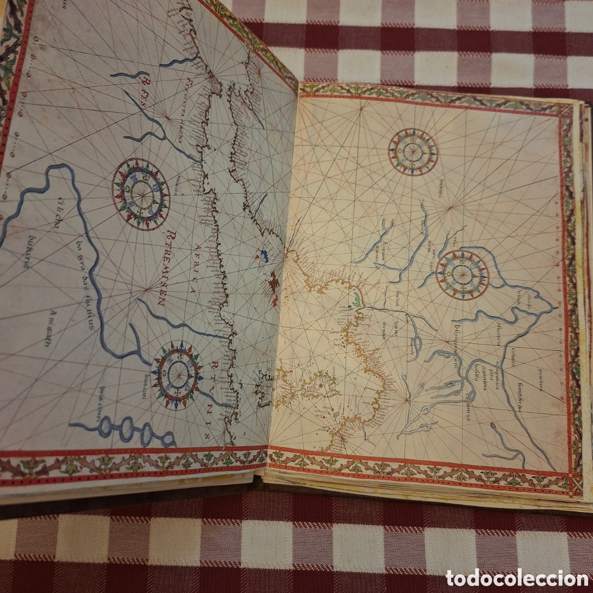 Libros antiguos: facs&iacute;mil del Atlas de Oliva - Foto 3