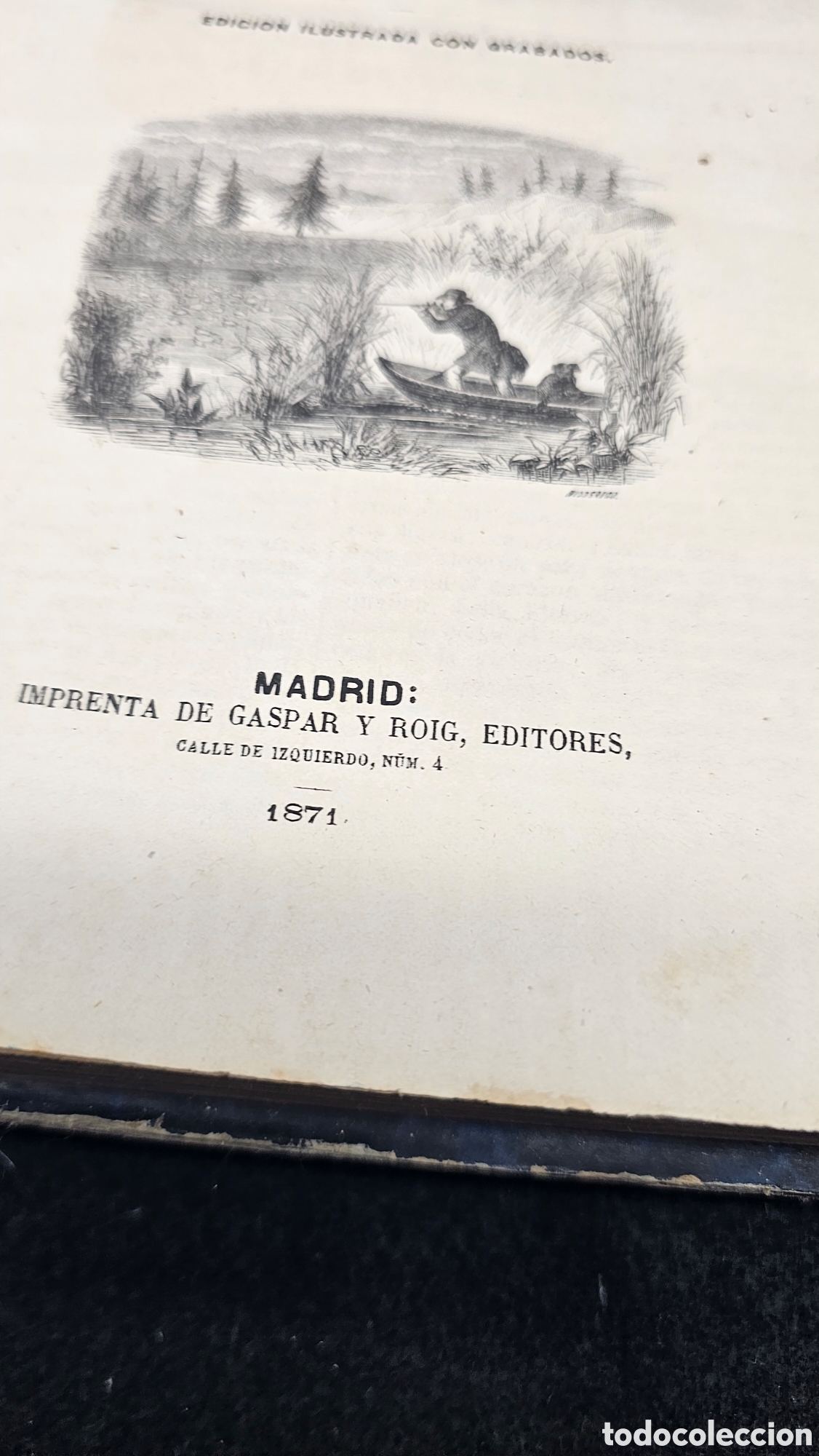 Libros antiguos: 2 libros antiguos con grabados 1871 - Foto 4