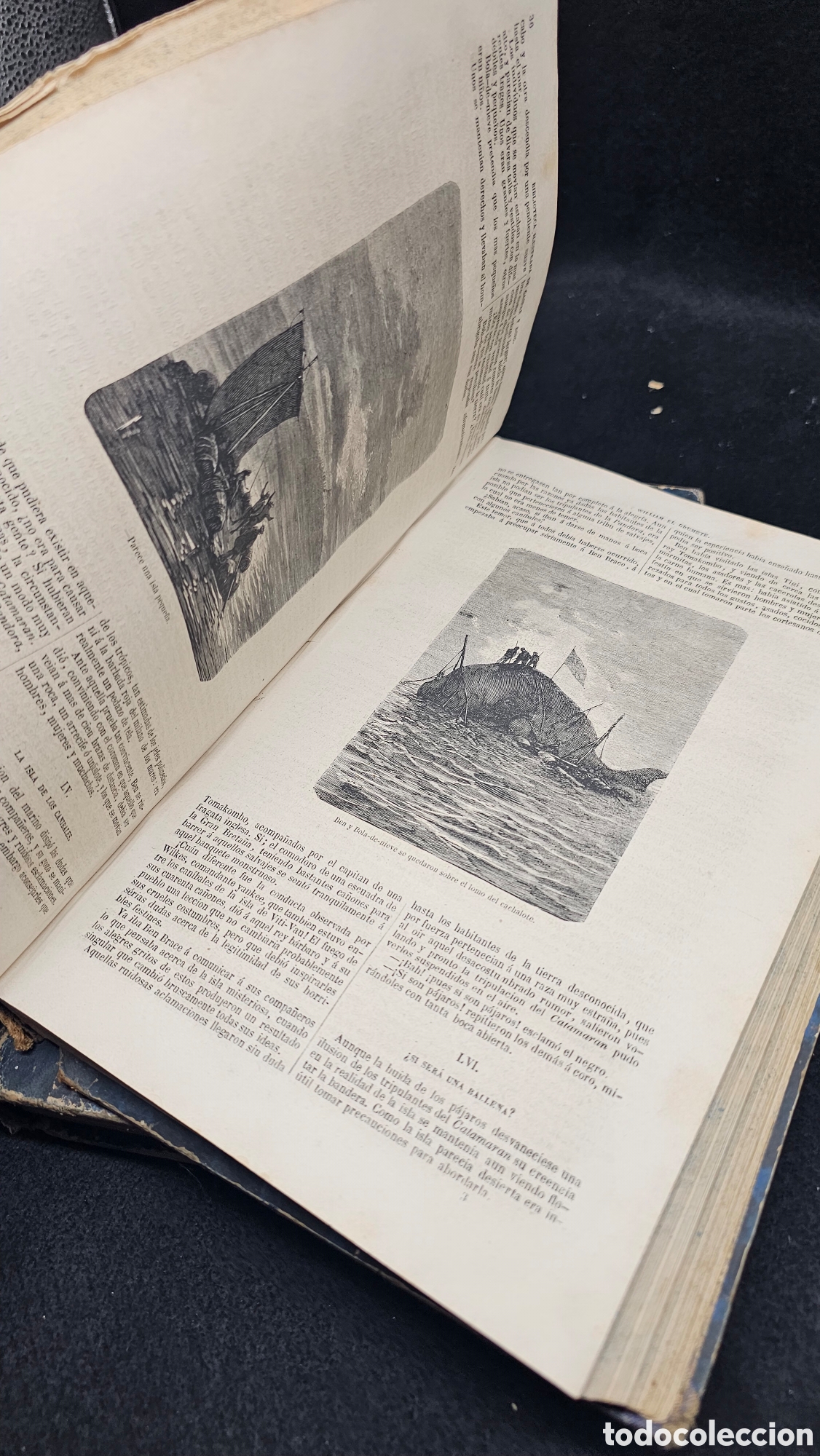 Libros antiguos: 2 libros antiguos con grabados 1871 - Foto 14