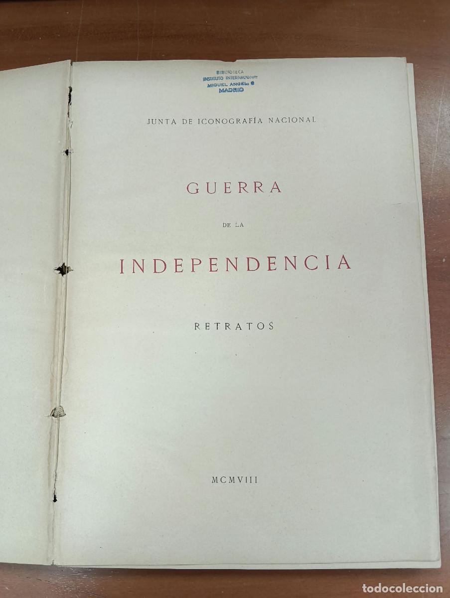 Libros antiguos: Guerra de la independencia. Retratos. - Foto 1