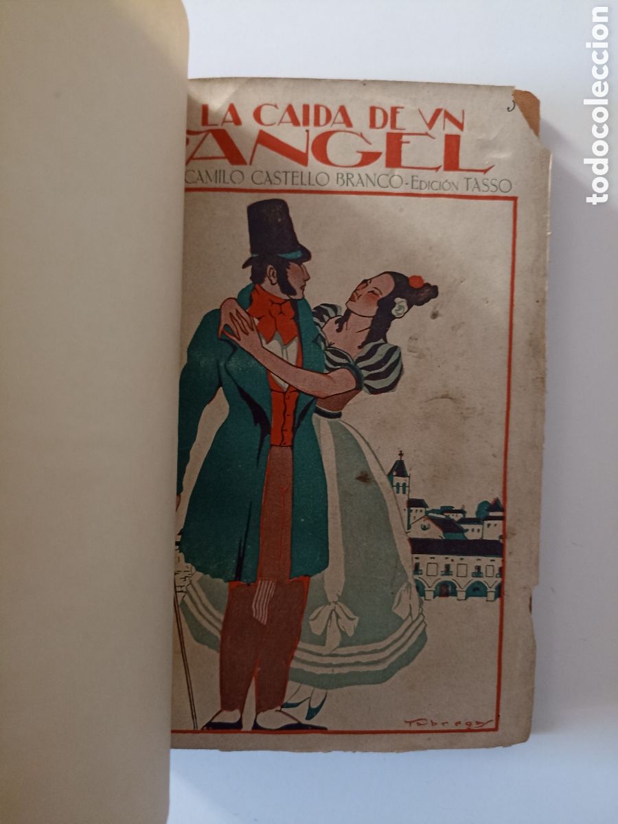 Libros antiguos: Camilo Castello Branco - La ca&iacute;da de un &aacute;ngel (Viuda de Luis Tasso, s/f)