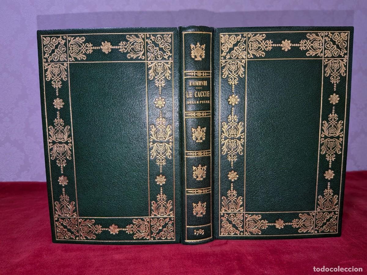 Libros antiguos: BELLISIMO TRATADO DE CAZA ITALIANO SIGLO XVIII. MAGNIFICA ENCUADERNACI&Oacute;N. BELLOS GRABADOS AL COBRE.
