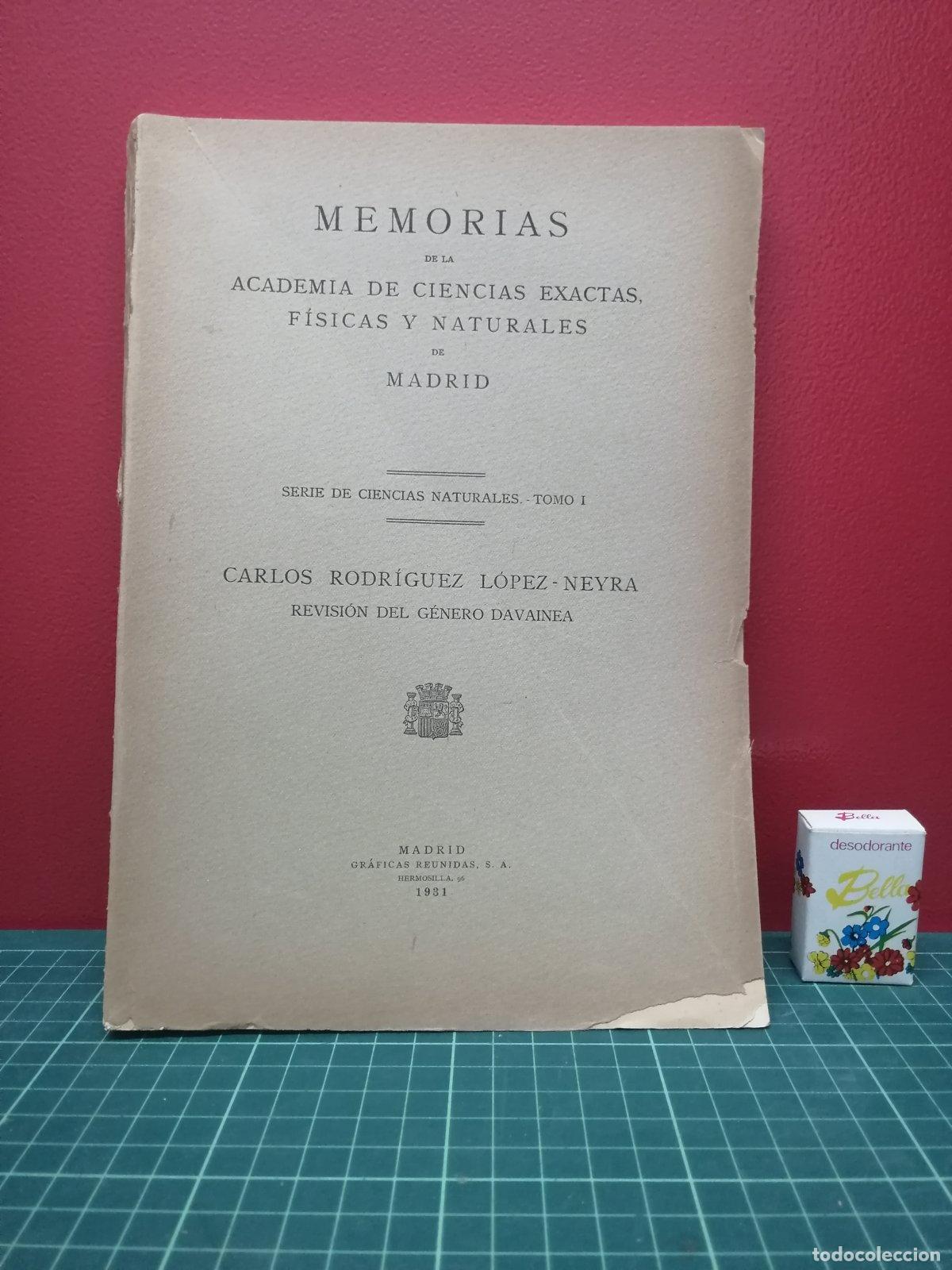 Libros antiguos: Revisi&oacute;n del g&eacute;nero Davainea - Carlos Rodr&iacute;guez L&oacute;pez-Neyra
