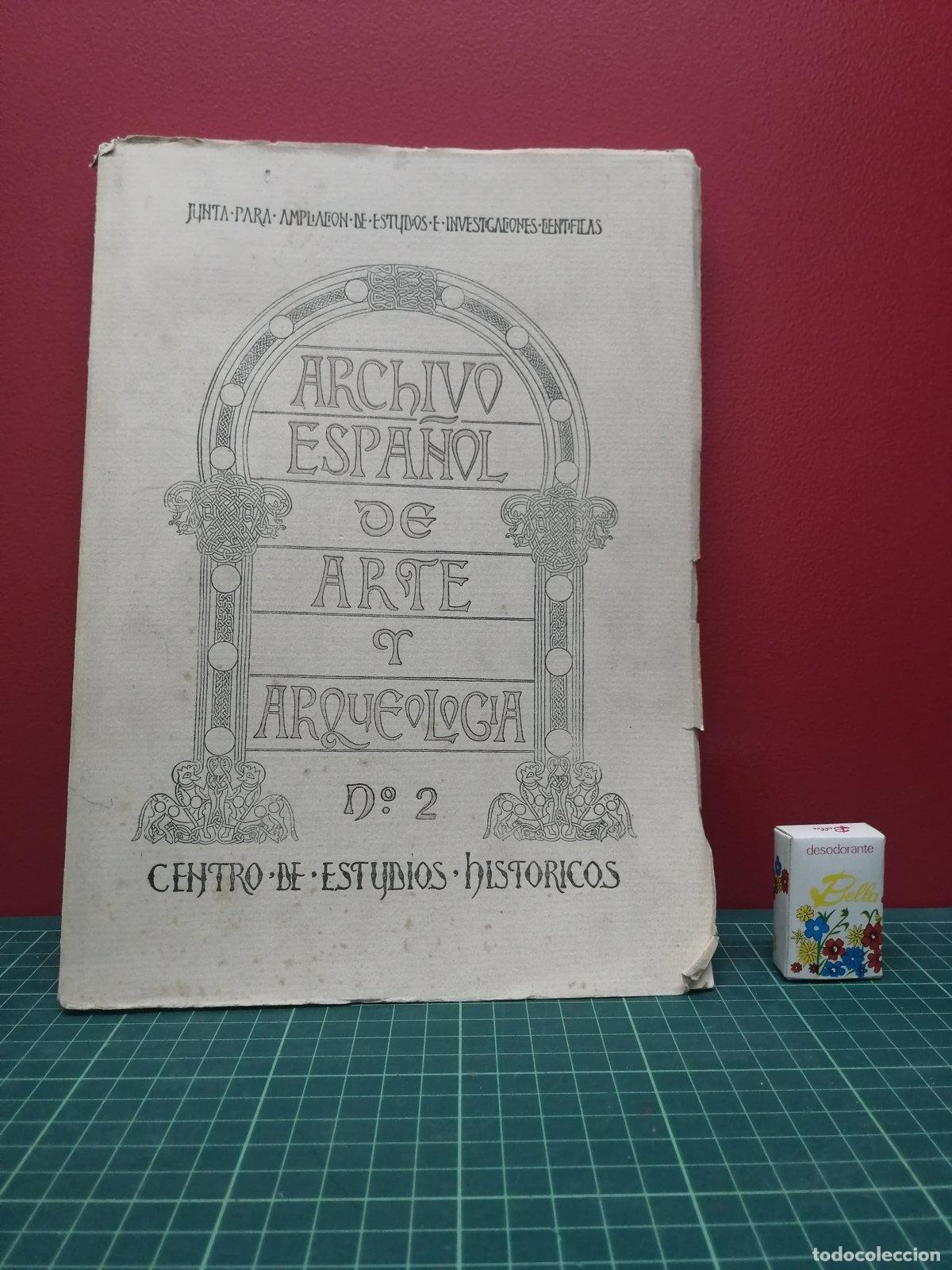 Libros antiguos: Archivo Espa&ntilde;ol de Arte y Arqueolog&iacute;a n&ordm; 2