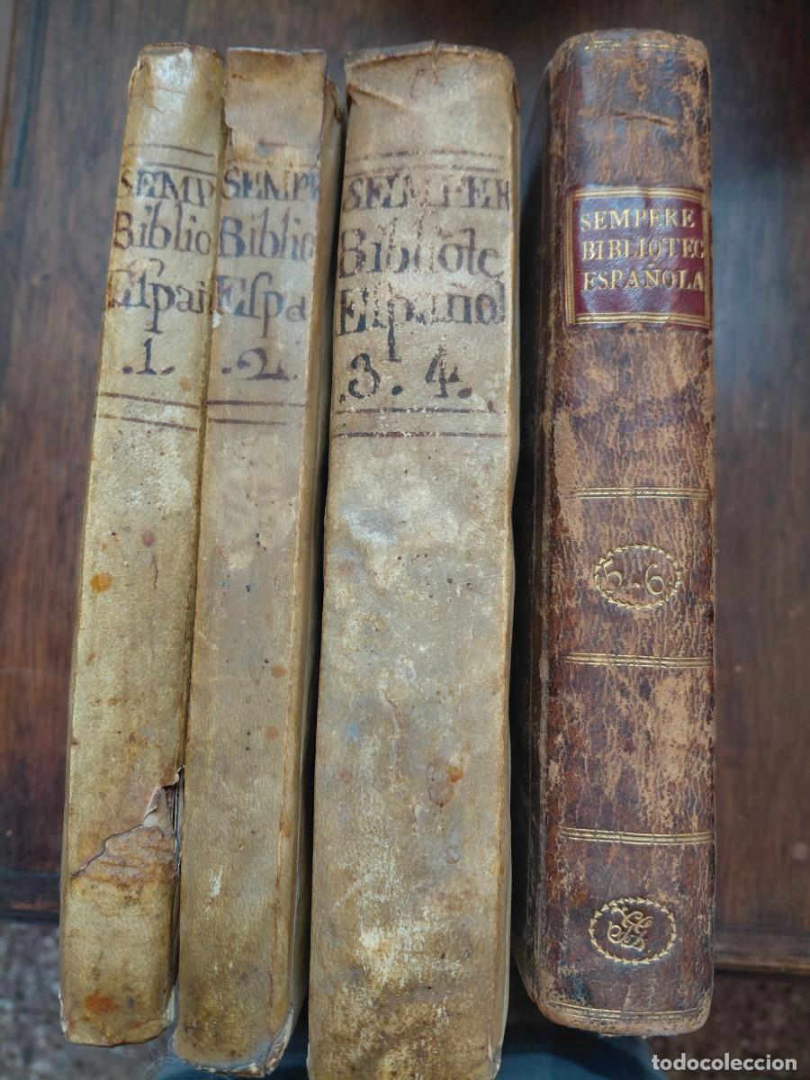 Libros antiguos: ENSAYO DE UNA BIBLIOTECA espa&ntilde;ola de los mejores escritores del reynado de Carlos III