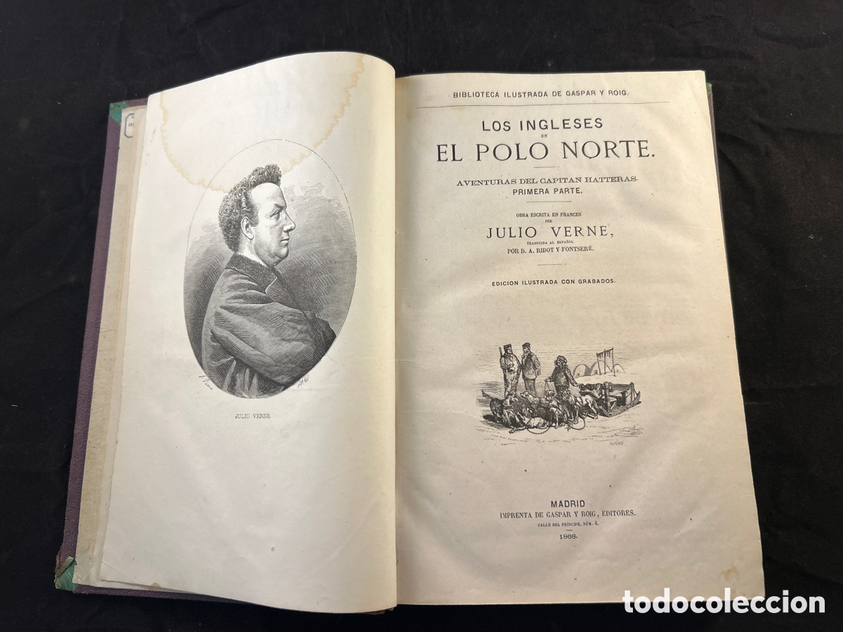 Libros antiguos: Obras de julio Verne - Foto 2