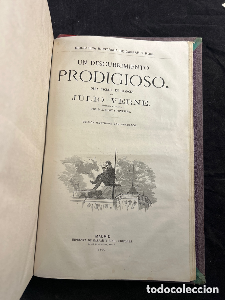 Libros antiguos: Obras de julio Verne - Foto 4