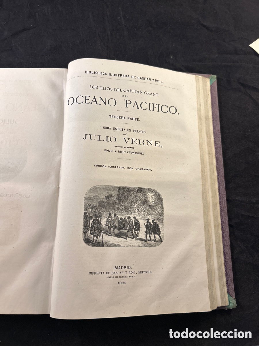 Libros antiguos: Obras de julio Verne - Foto 6