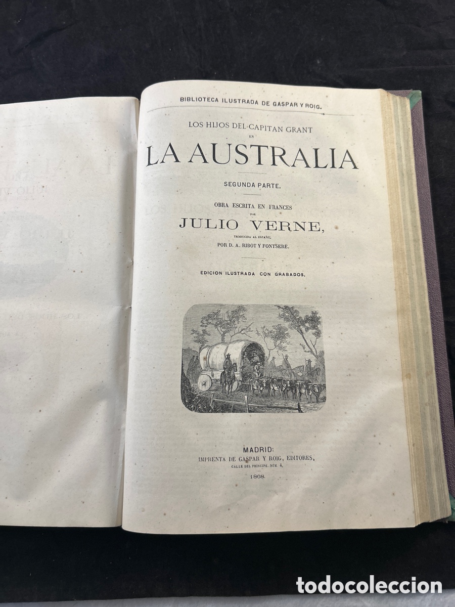 Libros antiguos: Obras de julio Verne - Foto 7