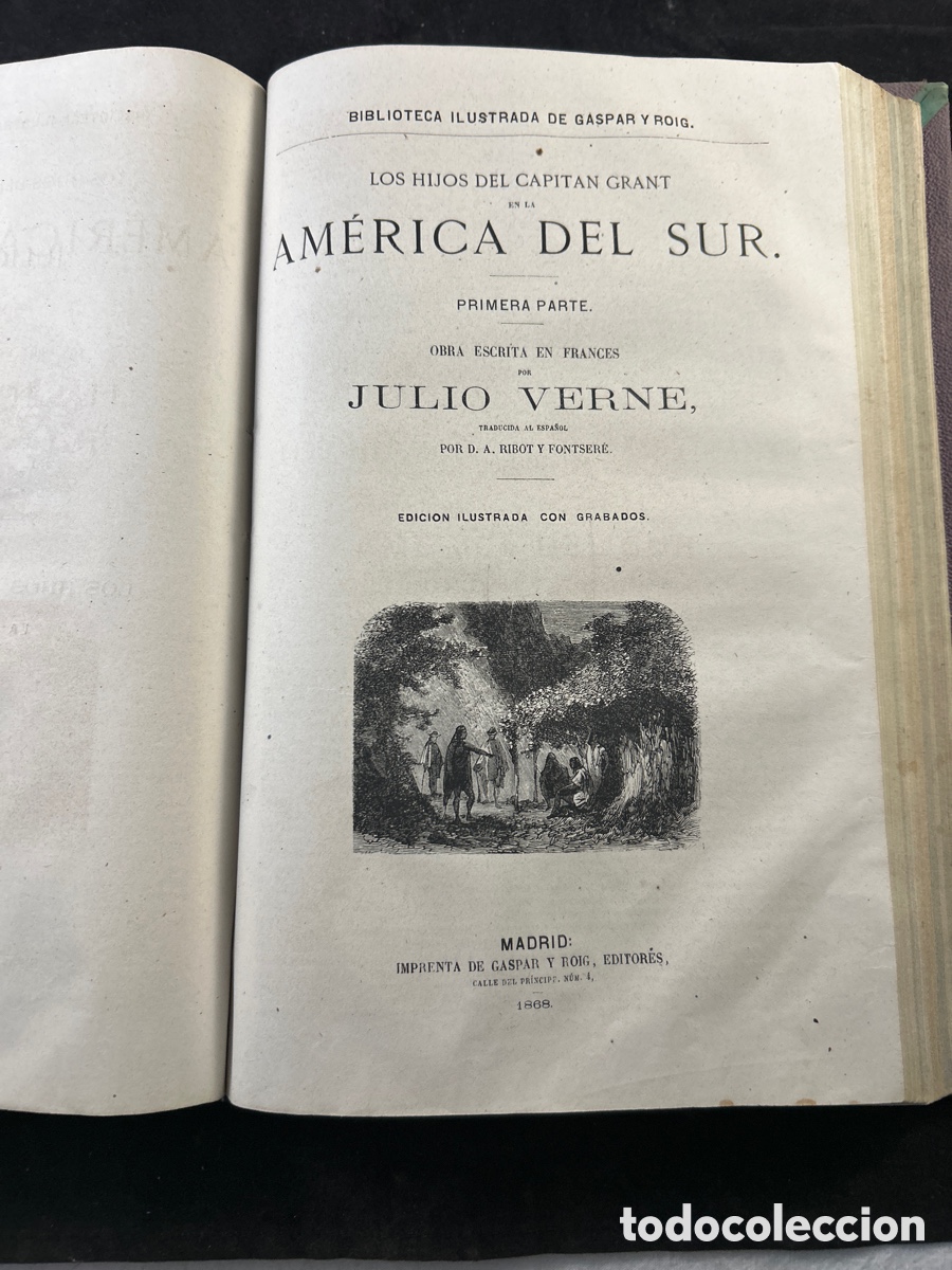 Libros antiguos: Obras de julio Verne - Foto 8