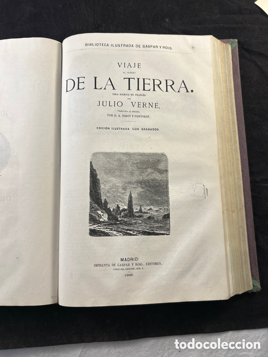Libros antiguos: Obras de julio Verne - Foto 9