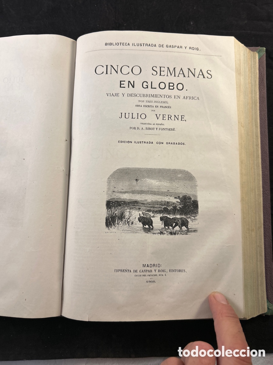 Libros antiguos: Obras de julio Verne - Foto 10