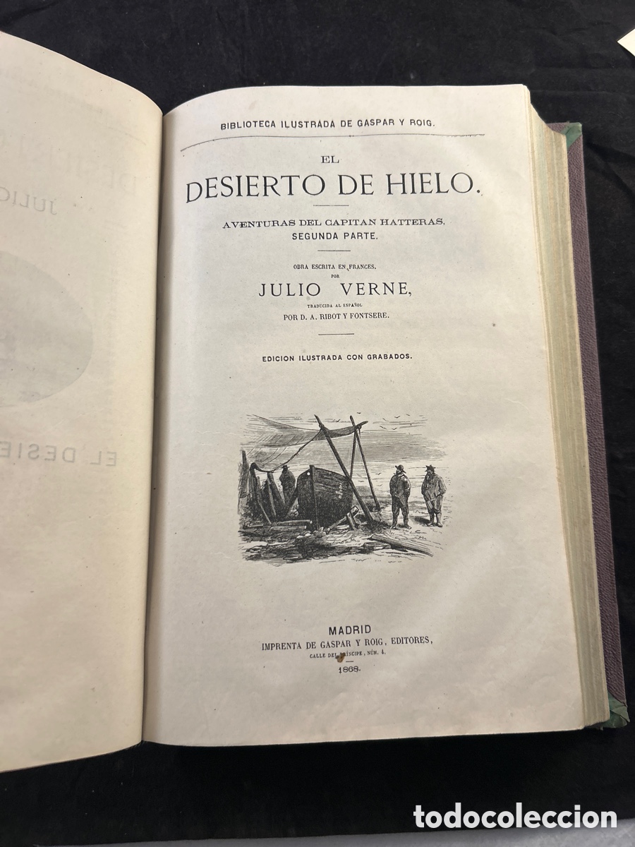 Libros antiguos: Obras de julio Verne - Foto 11