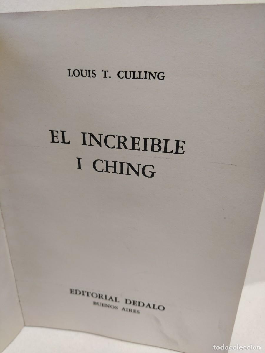 Libros antiguos: Louis T. Culling - El incre&iacute;ble I Ching - Foto 2