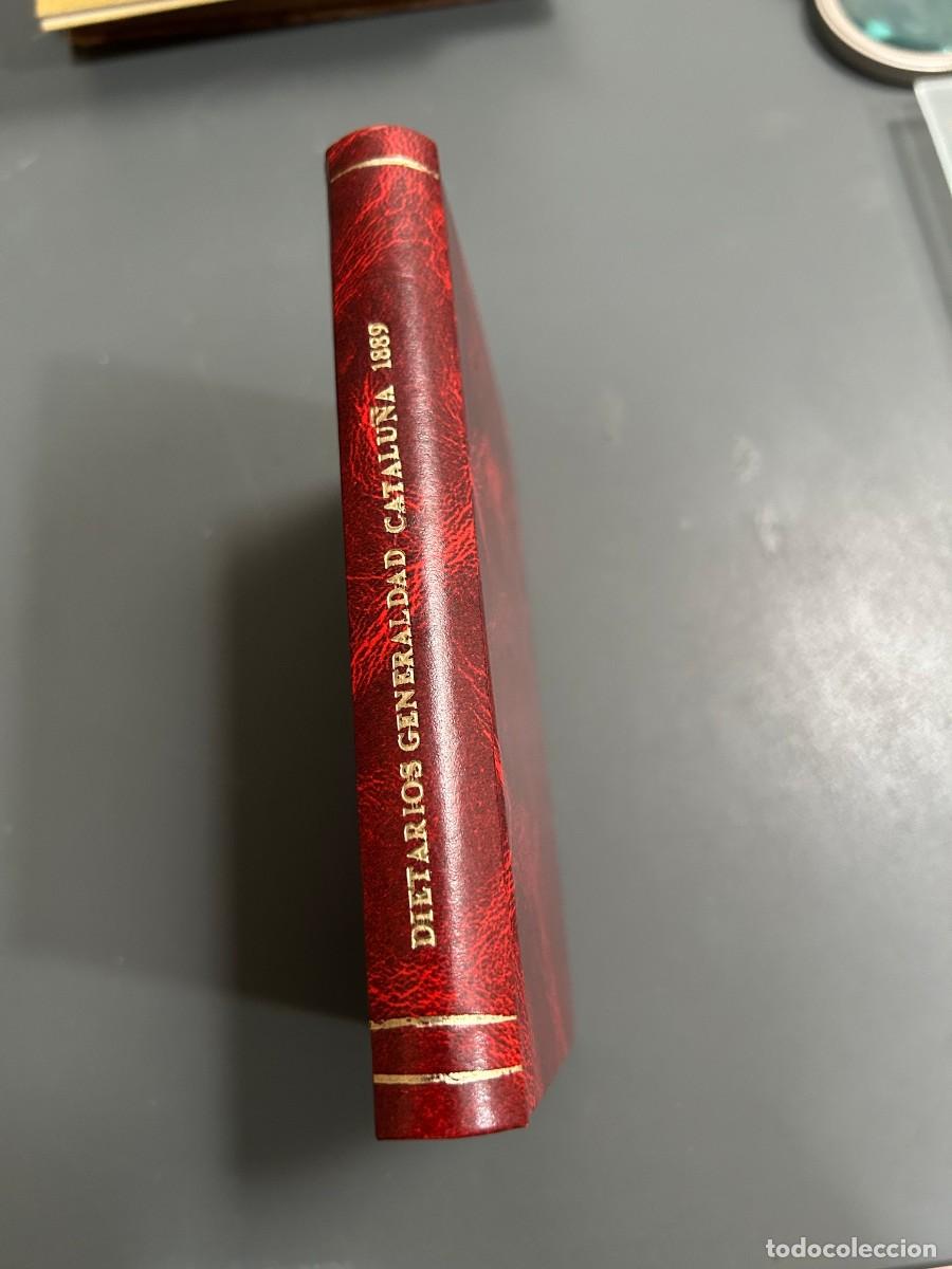 Old books: LOS DIETARIOS DE LA GENERALILTAT DE CATALU&Ntilde;A. JOSE COROLEU. 1889.. BONITA ENCUADERNACI&Oacute;N.