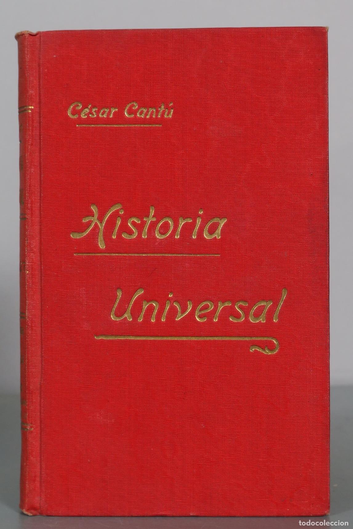 Libros antiguos: Historia Universal - Tomo XXVII - C&eacute;sar Cant&uacute; - Gass&oacute; Hermanos, Editores