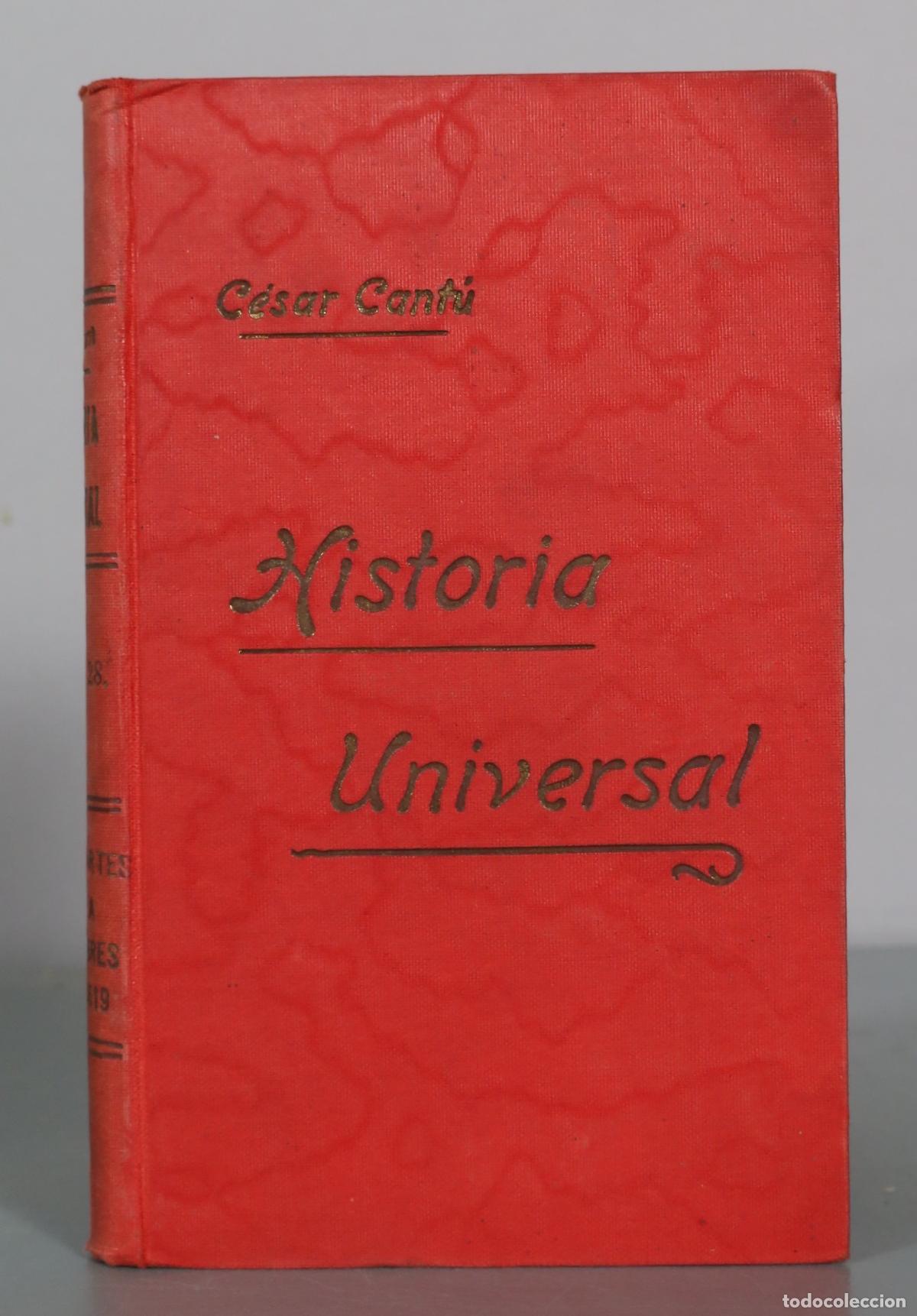Libros antiguos: Historia Universal - Tomo XXVIII - C&eacute;sar Cant&uacute; - Gass&oacute; Hermanos, Editores