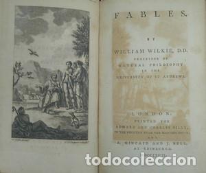 Libros antiguos: Fables by William Wilkie - WILKE, WILLIAN - Foto 2