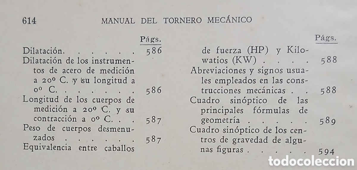 Libros antiguos: Manual moderno del tornero mec&aacute;nico - Foto 8
