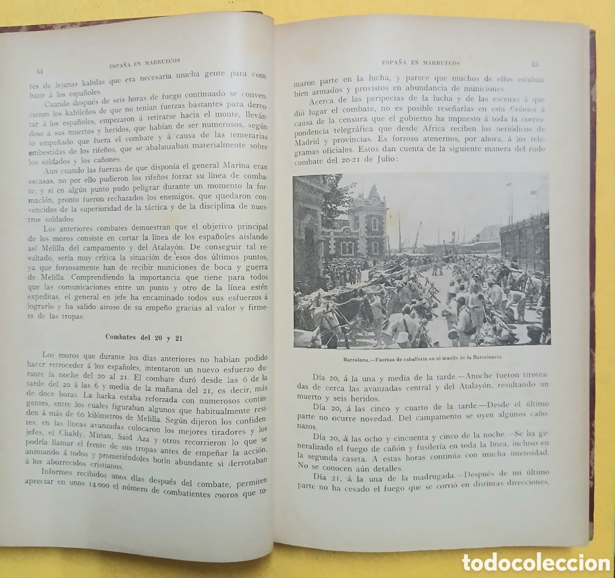 Libros antiguos: Espa&ntilde;a en Marruecos, Augusto Riera - Foto 7