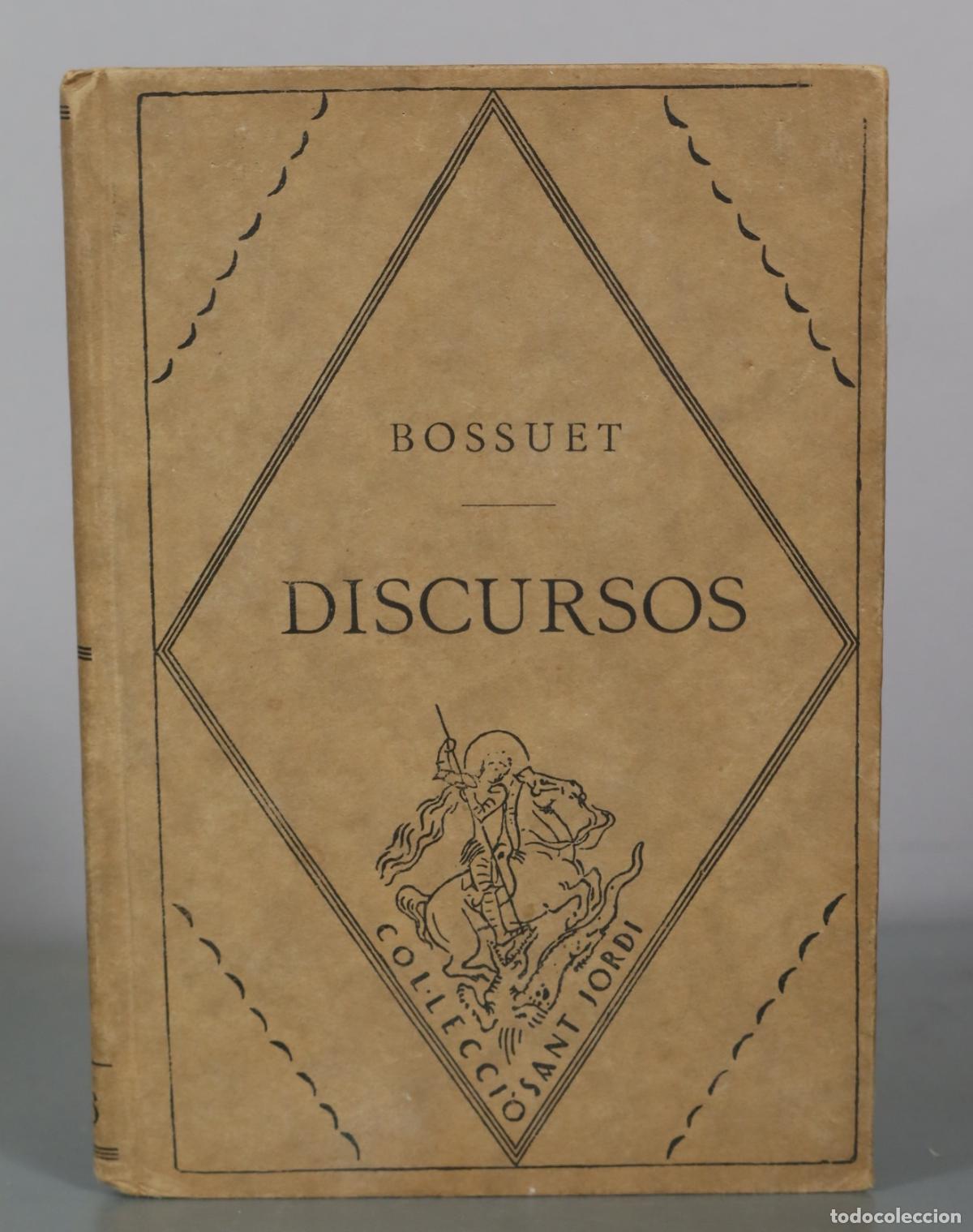 Libros antiguos: Discursos - Bossuet. - Foto 1