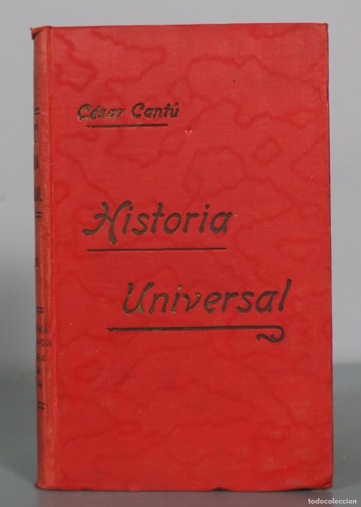 Libros antiguos: Historia Universal - Tomo XXIX - C&eacute;sar Cant&uacute; - Gass&oacute; Hermanos, Editores