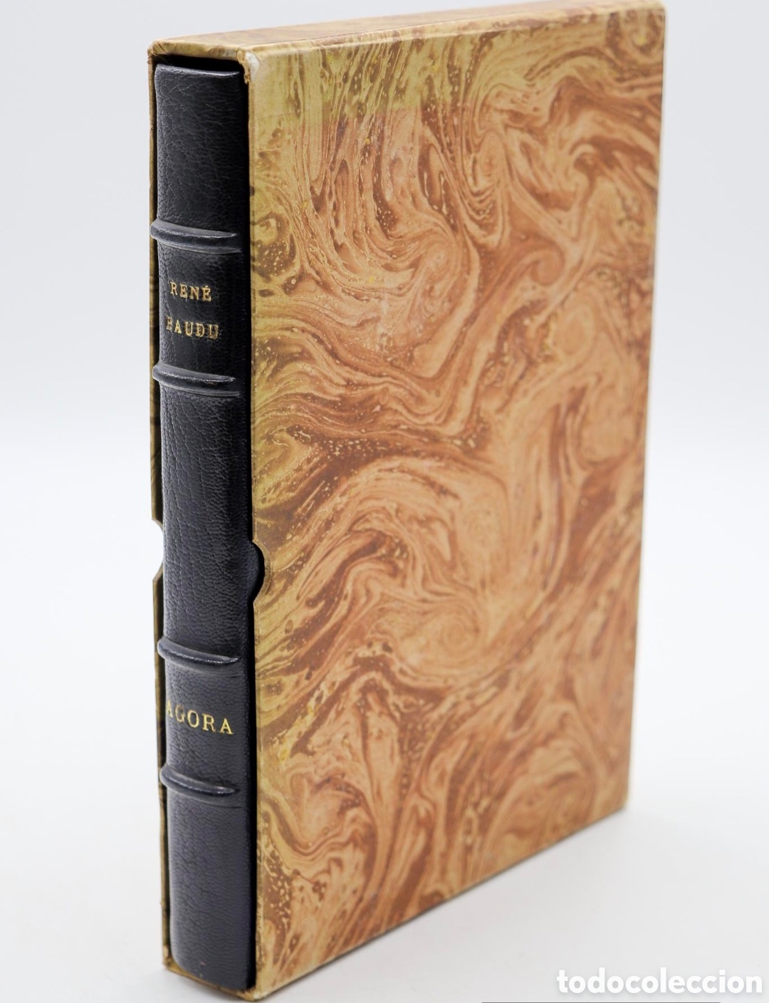Libros antiguos: BAUDU Agora 1925 Lobel-Riche n&ordm;127 de los 60 en Arches con doble suite y encuadernaci&oacute;n marroqu&iacute;n az