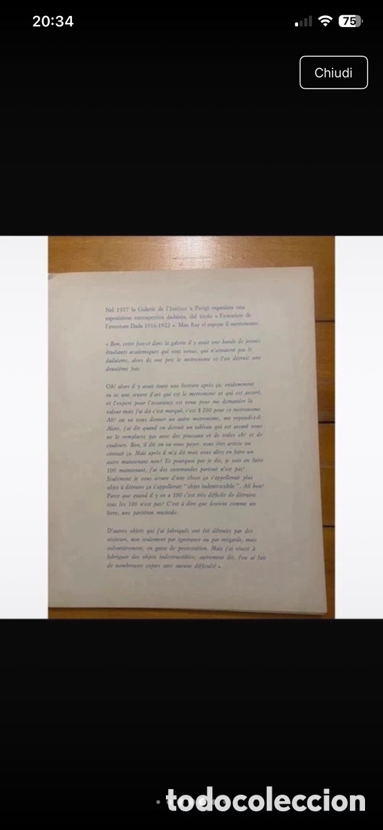 Libros antiguos: Man Ray - Clin doeil - 1971 - Foto 13