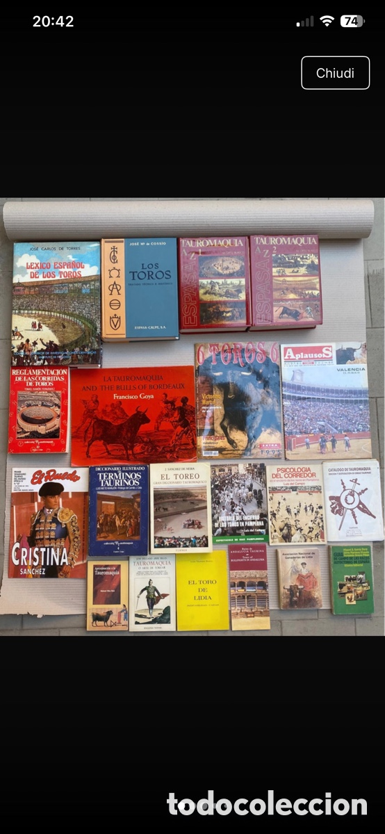 Libros antiguos: lotto 20 libri tauromachia e cultura taurina spagnola