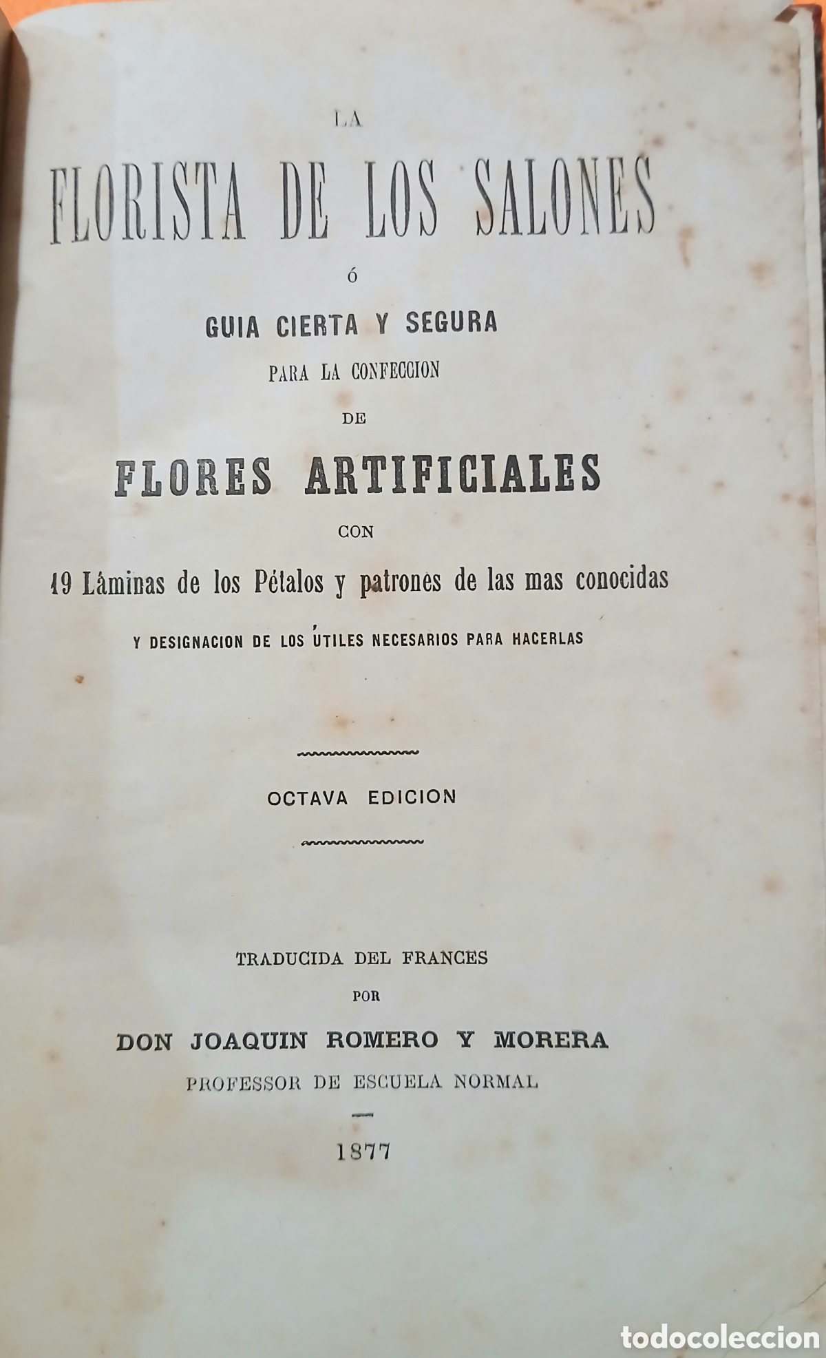 Libros antiguos: La Florista de los salones - Foto 3
