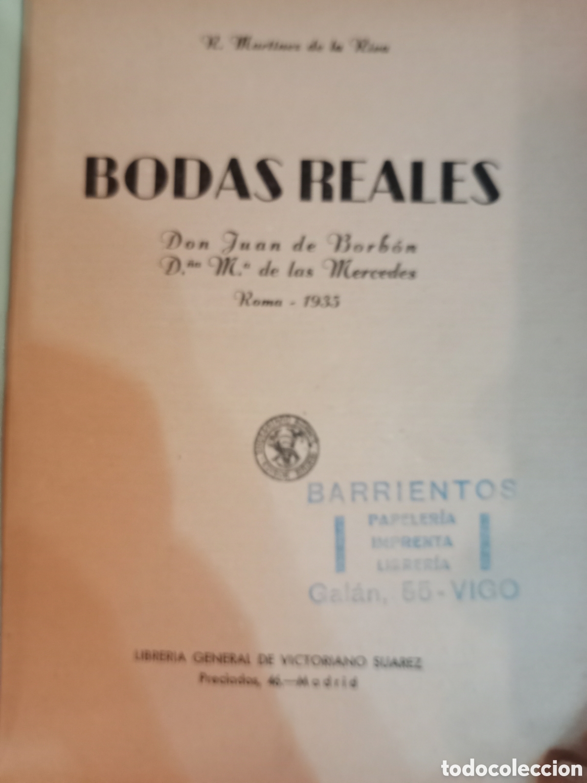 Libros antiguos: Bodas reales Roma 1935 - Foto 3
