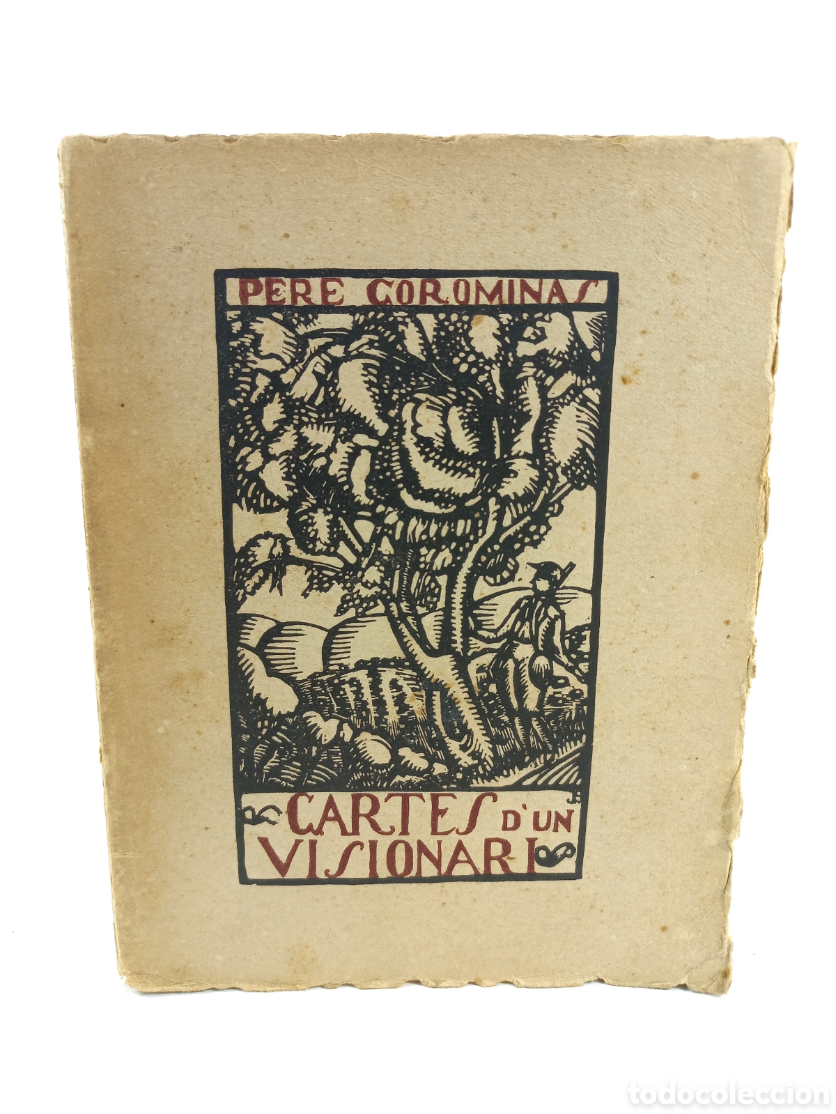 Libros antiguos: Cartes d'un visionari. Pere Coromines. Antoni L&oacute;pez Llibreter, 1921.
