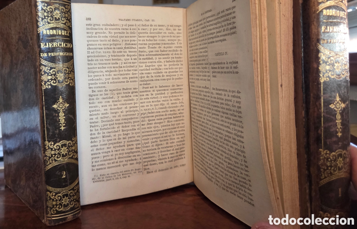 Libros antiguos: Ejercicio de Perfecci&oacute;n. Alonso Rodr&iacute;guez 1861 - Foto 2