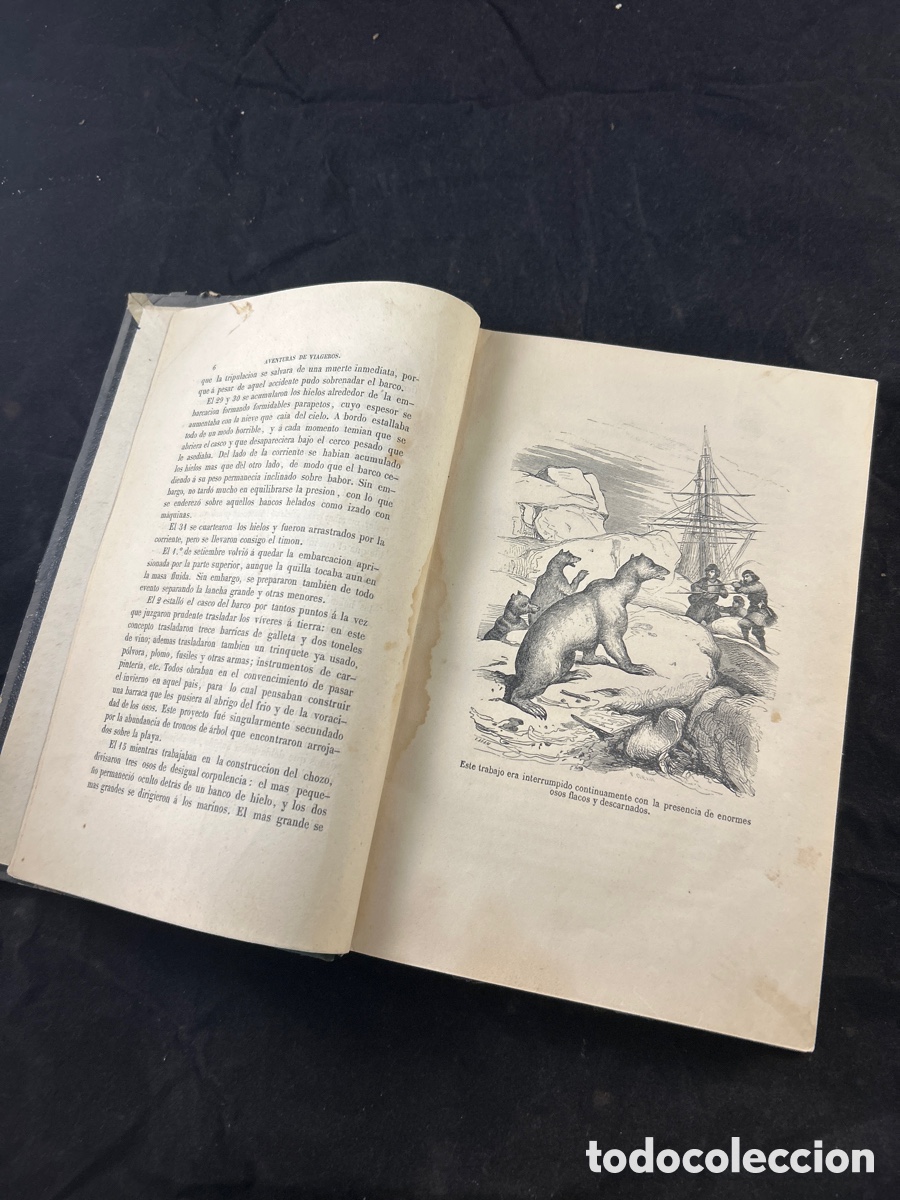 Libros antiguos: AVENTURAS DE VIAGEROS - Foto 2