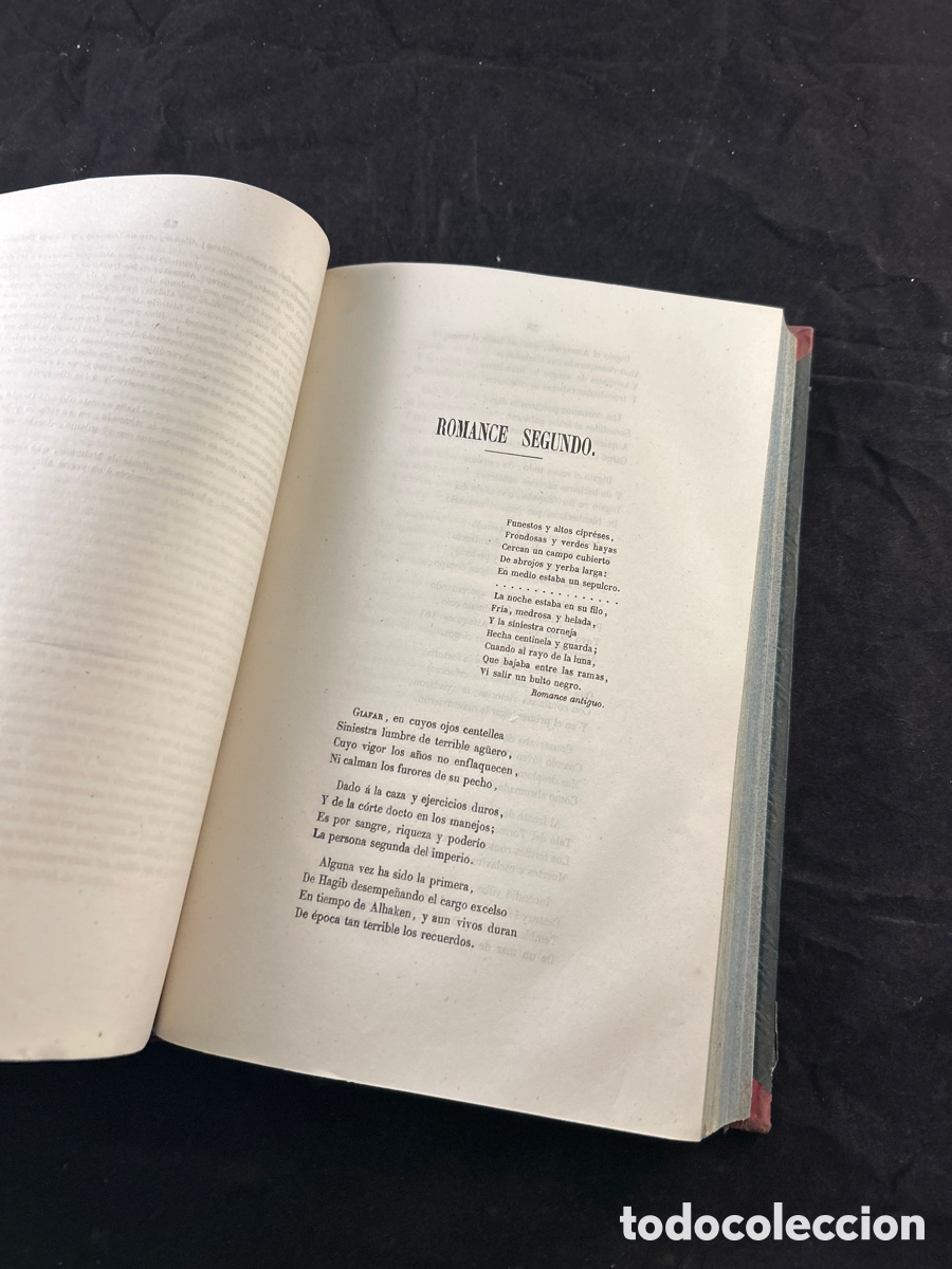 Libros antiguos: EL MORO EXP&Oacute;SITO Duque de Rivas - Foto 2