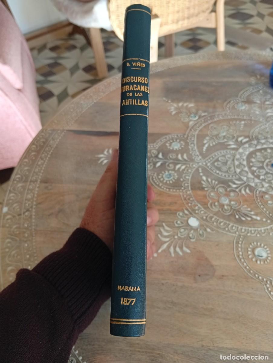 Libros antiguos: 1876.- APUNTES RELATIVOS A LOS HURACANES DE LAS ANTILLAS DE 1875 Y 76. BENITO VI&Ntilde;ES, SJ