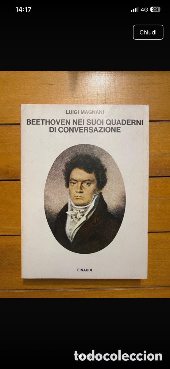 Libros antiguos: beethoven nei suoi quaderni di conversazione einaudi
