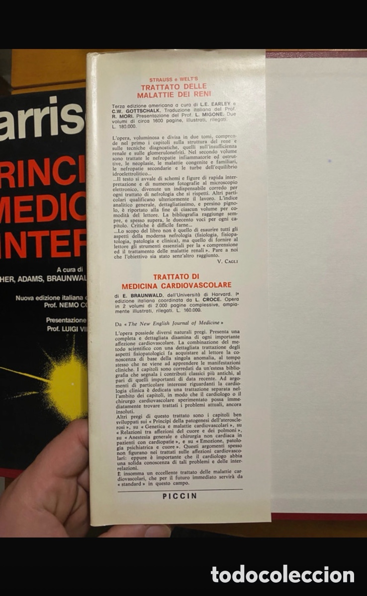 Libros antiguos: harrison principi di medicina interna - Foto 4