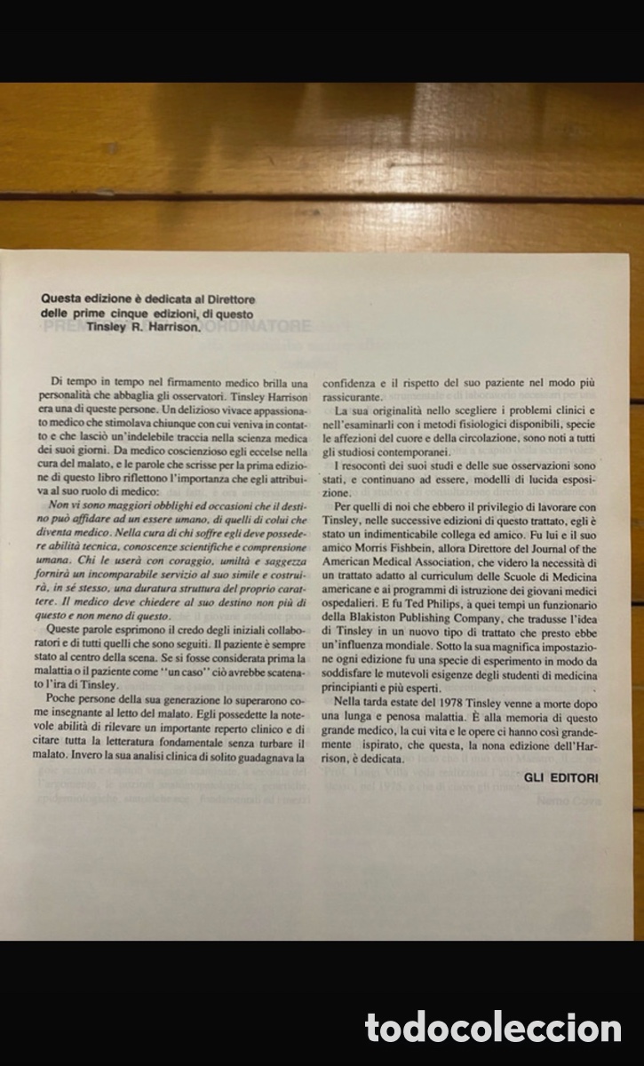 Libros antiguos: harrison principi di medicina interna - Foto 9