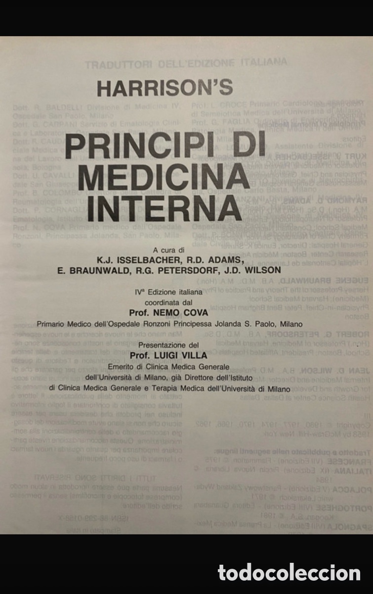 Libros antiguos: harrison principi di medicina interna - Foto 17