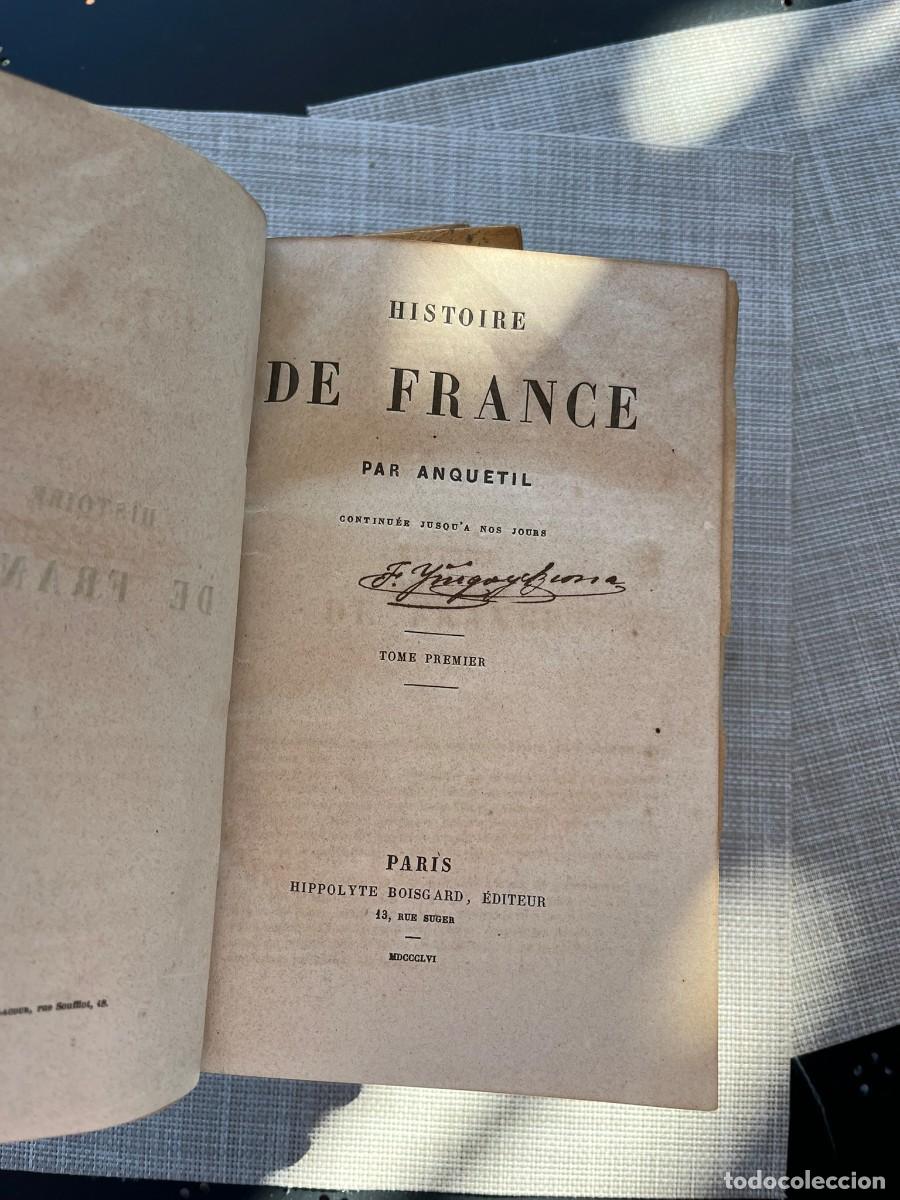 Libros antiguos: Histoire de France (6 tomes) - Louis-Pierre Anquetil